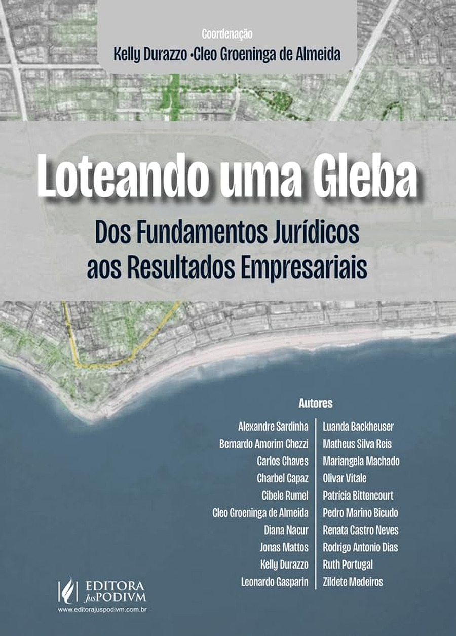 Capa de Loteando uma Gleba, coordenado por Kelly Durazzo e Cleo Groeninga de Almeida